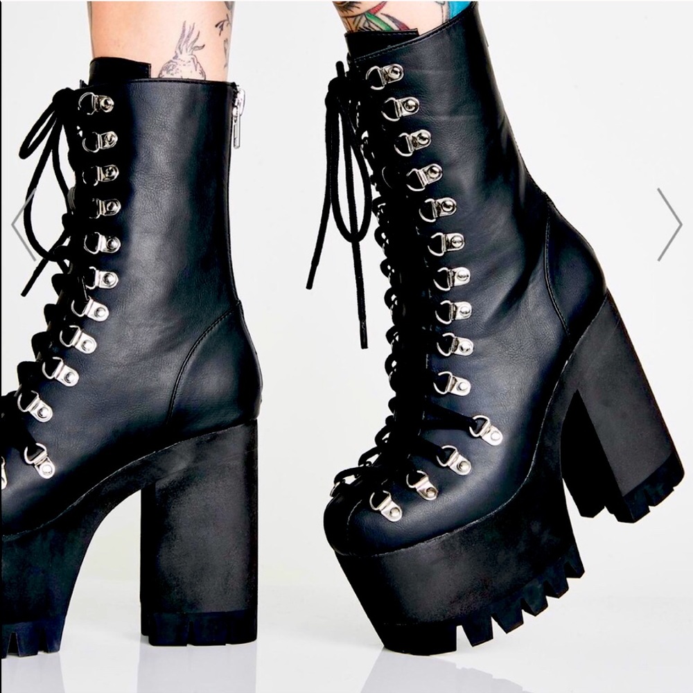 Dolls Kill Platform Boots